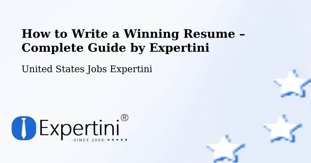 Resume Writing Guide for Job Seekers – Conrad - Conrad, United States Jobs Expertini